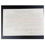 Theodore Roosevelt Signed Montana Land Grant