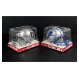 Errol Mann Signed Autographed NFL Mini Helmets