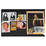 Group of Signed Autographed Female Stars Photos