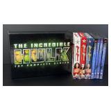 Collection of Marvel and DC DVD Movie Series