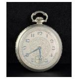 14k Gold Filled Gruen Veri-Thin Pocket Watch