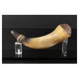 Early American Captured Powder Horn