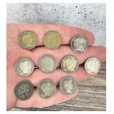 Collection of Barber Silver Dimes