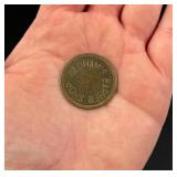 Oldhams Barber Shop St. Louis Missouri Trade Token
