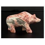 Carved Dolomite Bear