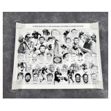 1976 Signed Oakland Raiders Championship Poster