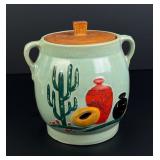 Southwestern Desert Cactus Cookie Jar