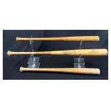 Group of Louisville Slugger Baseball Bats