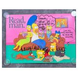 Nancy Cartwright Signed Simpsons Poster