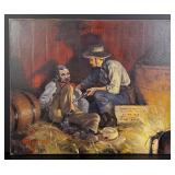 K Thomas Western Gunslinger Illustration Painting