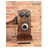 Western Electric 317 Oak Wall Crank Telephone