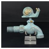 Bronze Snail Handle Garden Water Hose Tap