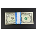 $100 Face Sequential $1 Bills Booklet Money Pad
