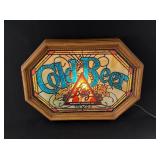 Blatz Beer Cold Beer Lighted Bar Sign
