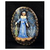 Russian Lacquer Brooch