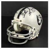 Signed Autographed Oakland Raiders Mini Helmet
