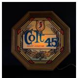 Colt 45 Malt Liquor Lighted Bar Sign