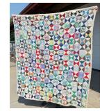 1940s Patchwork Hourglass Quilt
