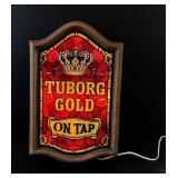 Tuborg Gold Beer Lighted Bar Sign