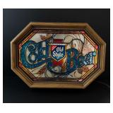 Heilemans Old Style Beer Lighted Bar Sign