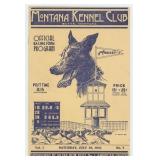 1941 Butte Montana Kennel Club Racing Program