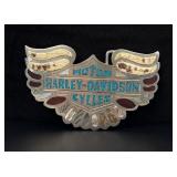 Harley Davidson Motorcycles Inlaid Belt Buckle