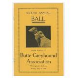 1930 Butte Montana Greyhound Association Booklet