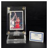 Hakeem Olajuwon Signed Basketball Card