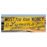 Symons Dry Goods Company Butte Montana Sign