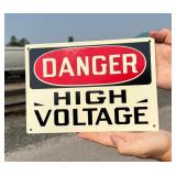 Butte Montana Mine Mining Danger Metal Sign