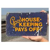 Butte Montana Housekeeping Mining Metal Sign