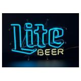 Miller Lite Neon Beer Sign