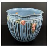 Weller Blue Drapery Pottery Jardiniere