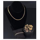 Collection of 10k Gold Jewelry