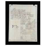1917 Butte Montana Census Enumeration District Map