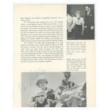 Bonanza Actor Signed Magazine Page