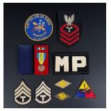 Collection of WW2 and Korean War Patches