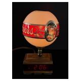Coors Beer Waterfall Globe Digital Clock