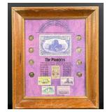 Pioneers Mercury Dimes and Transport Stamp