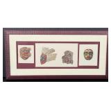 Adolf Bastian Northwest Coast Indian Mask Prints