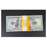 $1000 Face Value Sequential $100 Bank Notes