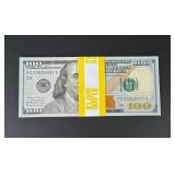 $1000 Face Value Sequential $100 Bank Notes