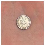 1842 O Seated Liberty Half Dime