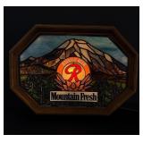 Rainier Beer Mountain Fresh Lighted Bar Sign