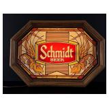 Schmidt Beer Lighted Bar Sign