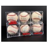 Collection of Athlete Signed Autographed Baseballs