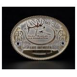 Montana Silversmiths RMEF Elk Belt Buckle