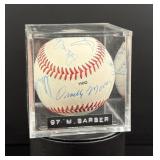 1997 PGA Golfer Signed Baseball