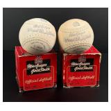 Pair of MacGregor Goldsmith 100 Softballs