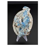 Cast Iron Hubley Rooster Cock Knocker Doorknocker